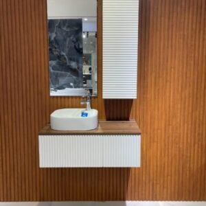Meuble odyssée Akna 80cm Blanc